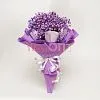 Букет № 371 с сиреневой гипсофилой  — фото 6