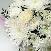 Композиция № 183 с белой хризантемой и кустовой гвоздикой  — фото 10