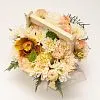 Композиция № 204 бежевая с орхидеей — фото 7