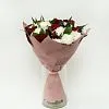 Букет Сборный №39 с красной розой и кустовой хризантемой  — фото 4