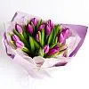 Букет № 568 с сиреневыми тюльпанами  — фото 7
