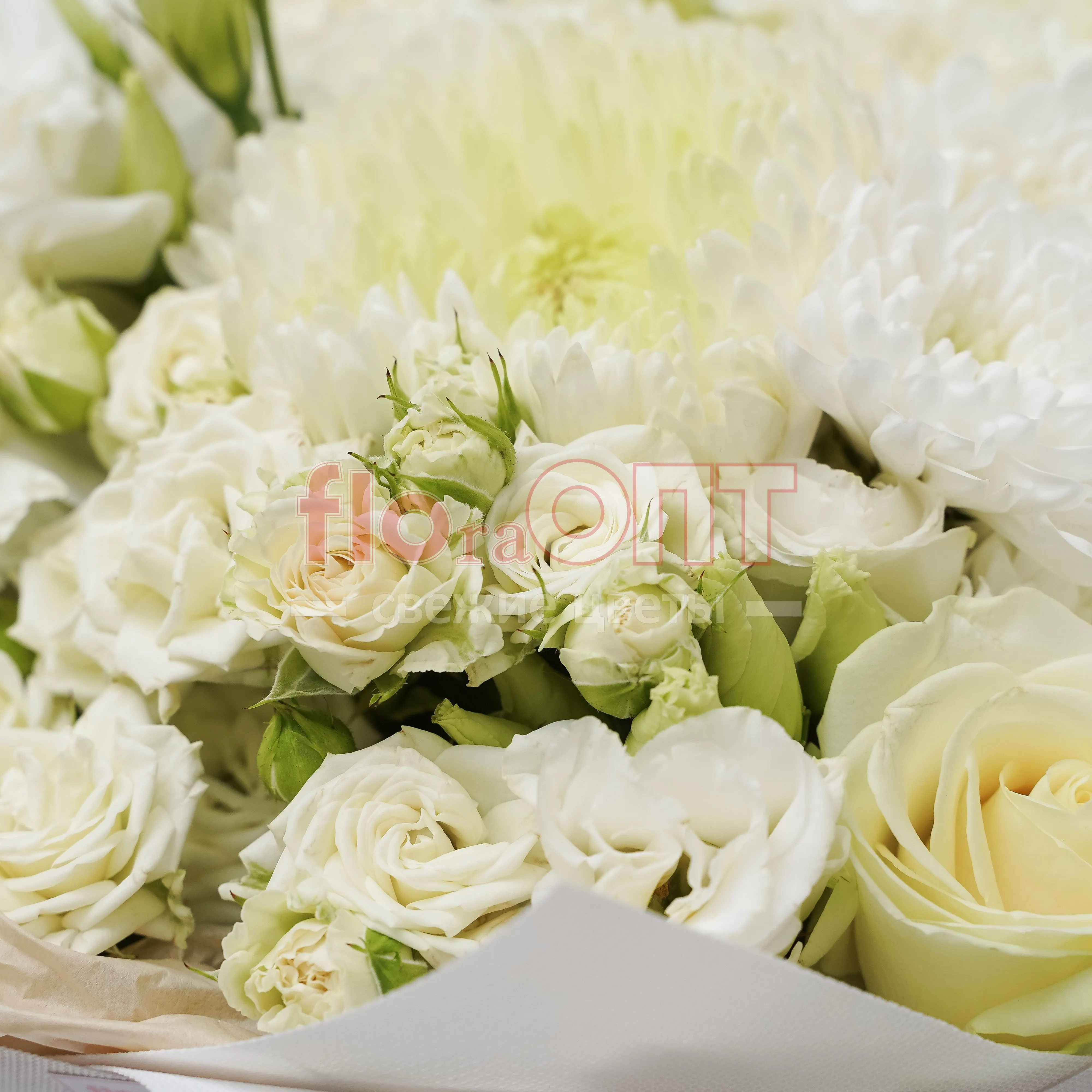 Букет № 18 белый сборный — фото 10