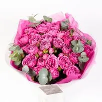 Букет № 546 с пионовидной розой  — фото 33