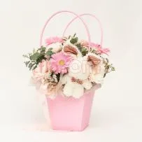 Композиция № 227 в розовой сумочке  — фото 3