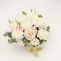 Композиция № 219 в белой сумочке сборная  — фото 23