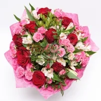 Букет № 357 с кустовыми розами  — фото 25