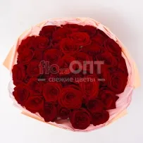 Букет № 450 с красными розами  — фото 79