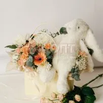 Композиция № 222 в сумочке с игрушкой  — фото 12