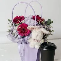 Композиция № 225 в фиолетовой сумочке  — фото 6