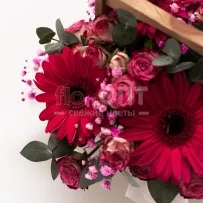 Композиция № 188 с герберами  — фото 1