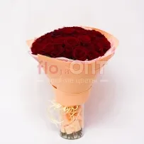 Букет № 450 с красными розами  — фото 78