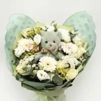 Букет № 540 с розами и герберой  — фото 3