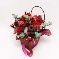 Композиция № 159 с красными розами  — фото 75