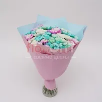 Букет № 128 из цветной кустовой хризантемы  — фото 72