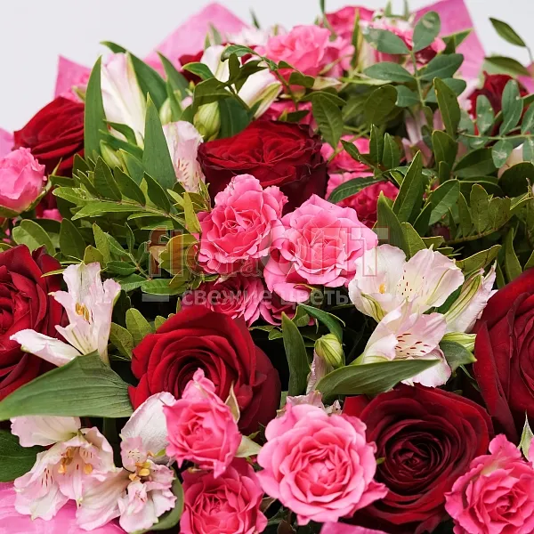 Букет № 357 с кустовыми розами  — фото 5