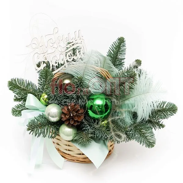 Новогодняя композиция № 47  — фото 2