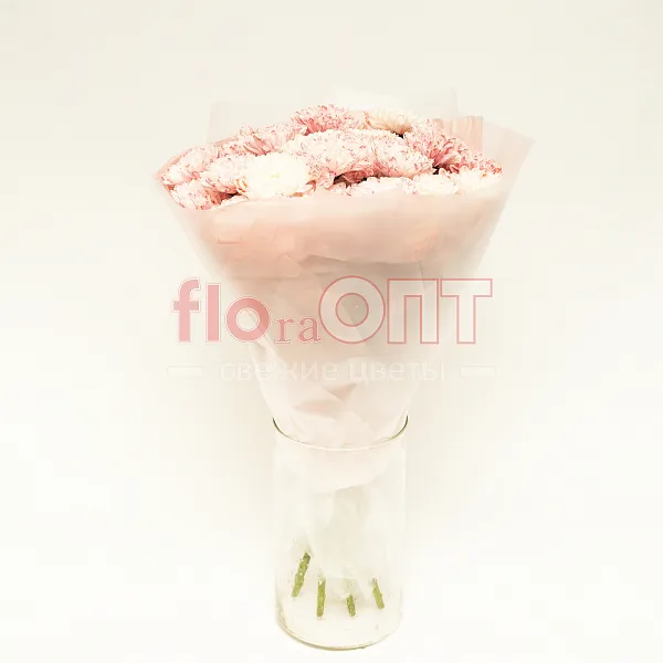 Букет № 533 с розовой хризантемой  — фото 1