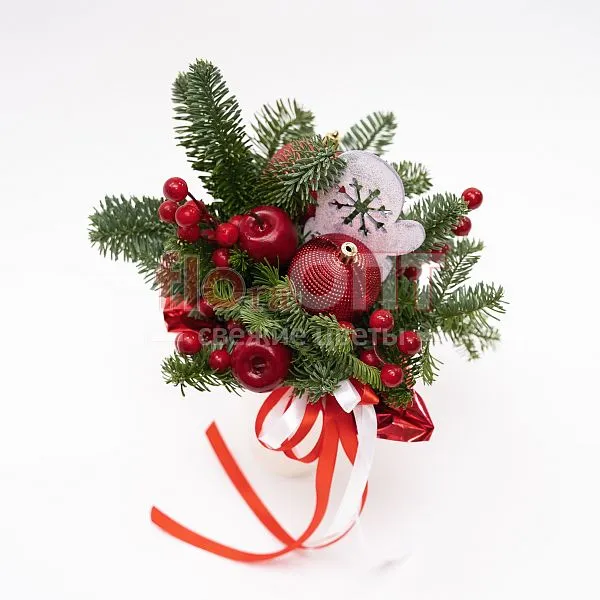 Новогодняя композиция № 51  — фото 2