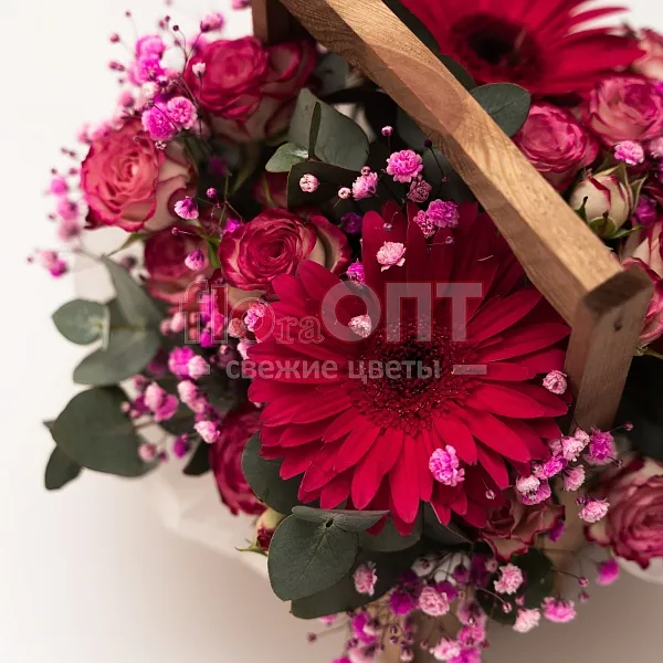 Композиция № 188 с герберами  — фото 4