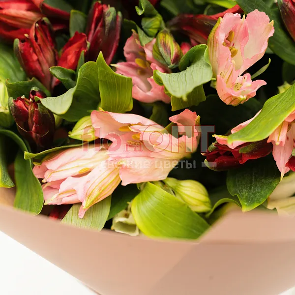 Букет № 536 с альстромерией  — фото 5