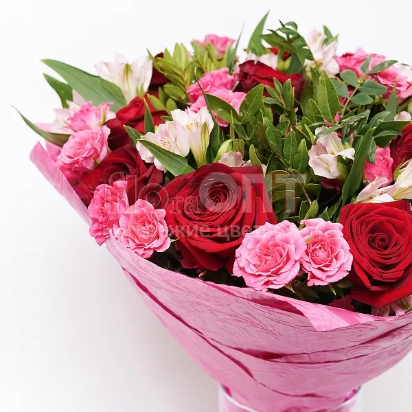 Букет № 357 с кустовыми розами  — фото 4