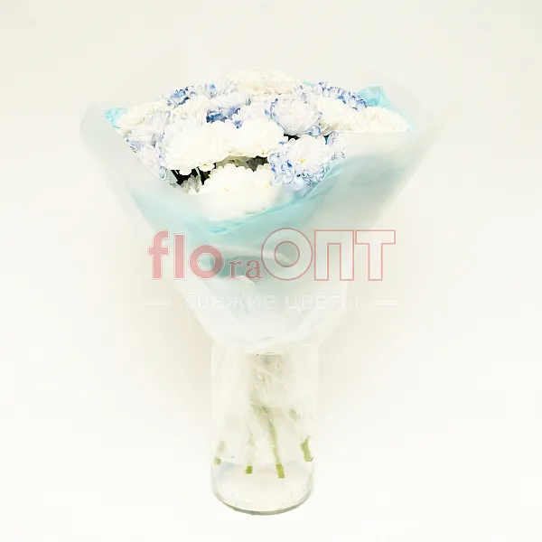 Букет № 531 с синей хризантемой  — фото 1