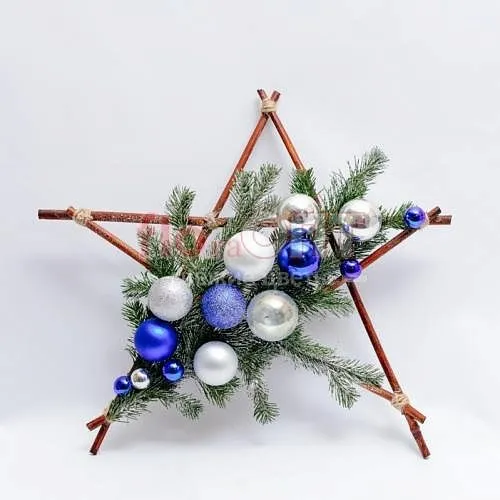 Новогодний венок № 8 — фото 1