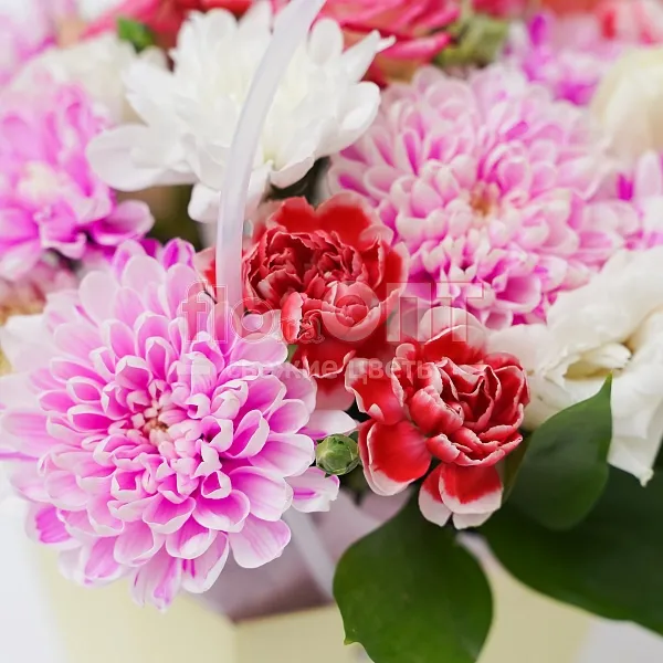 Коробка № 182 сборная с герберой  — фото 4