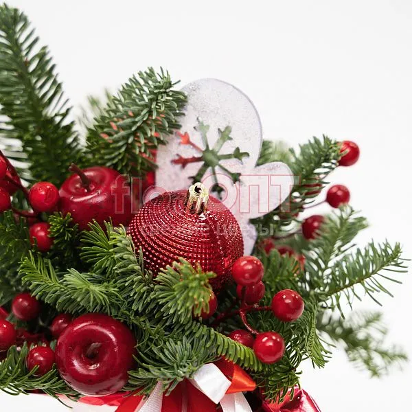 Новогодняя композиция № 51  — фото 3