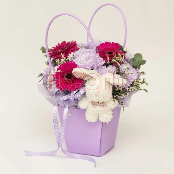 Композиция № 225 в фиолетовой сумочке  — фото 2
