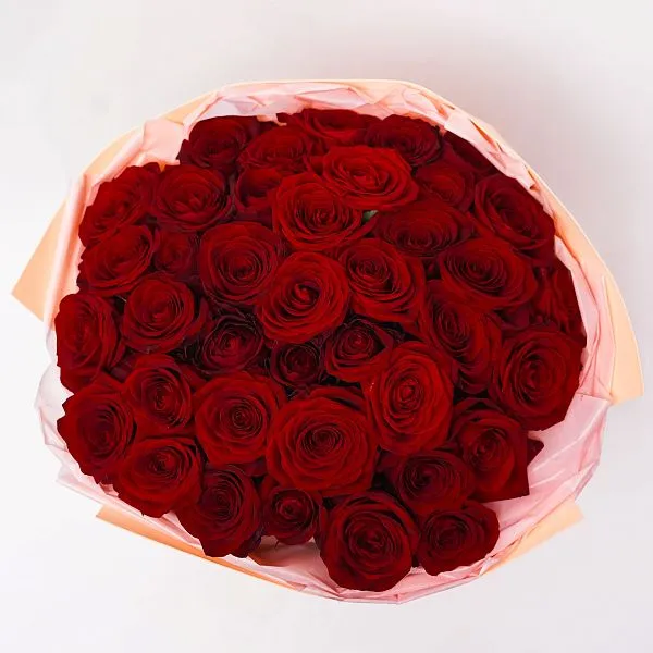 Букет № 450 с красными розами  — фото 4