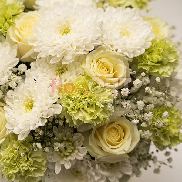 Коробка № 278 сборная с хризантемой  — фото 5