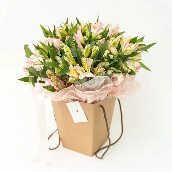 Композиция № 229 в крафтовой сумочке — фото 2