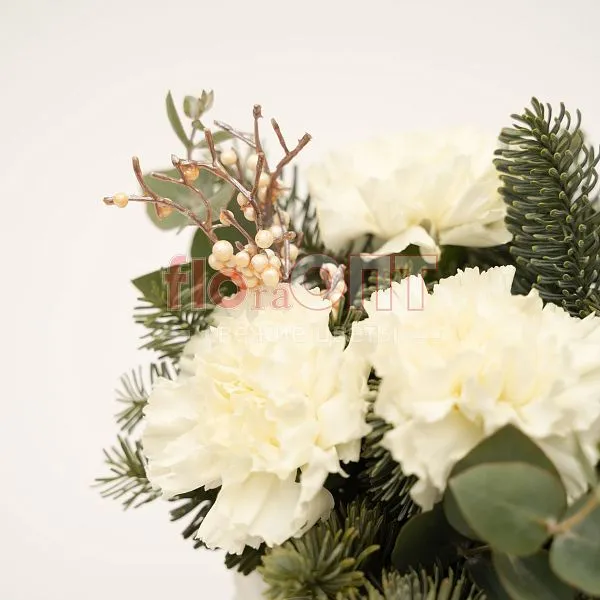 Новогодняя композиция № 41 в стаканчике  — фото 2