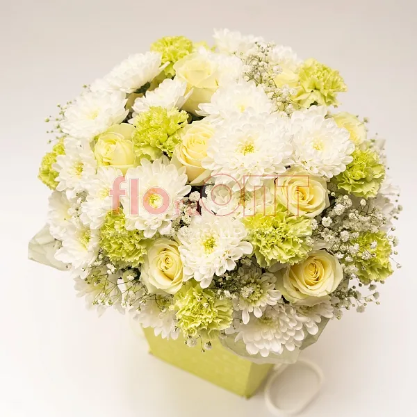 Коробка № 278 сборная с хризантемой  — фото 2