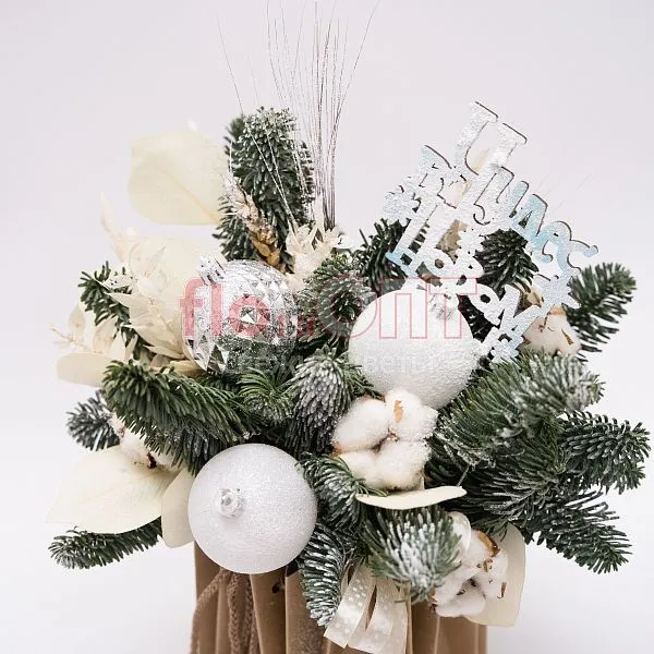 Новогодняя композиция № 56  — фото 3