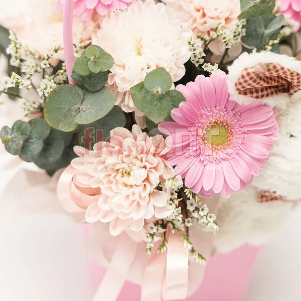 Композиция № 227 в розовой сумочке  — фото 4