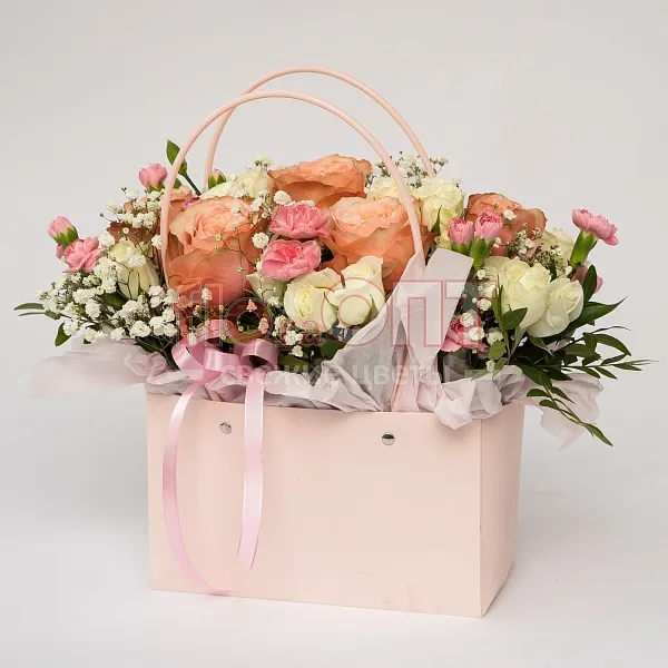 Коробка № 285 в розовых тонах — фото 1