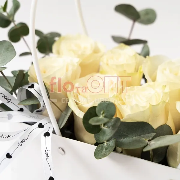 Композиция № 193 с белыми розами  — фото 3