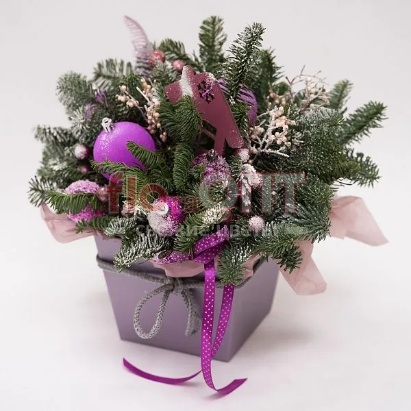 Новогодняя композиция № 54 — фото 1