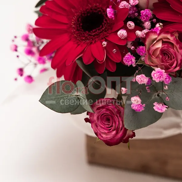 Композиция № 188 с герберами  — фото 3