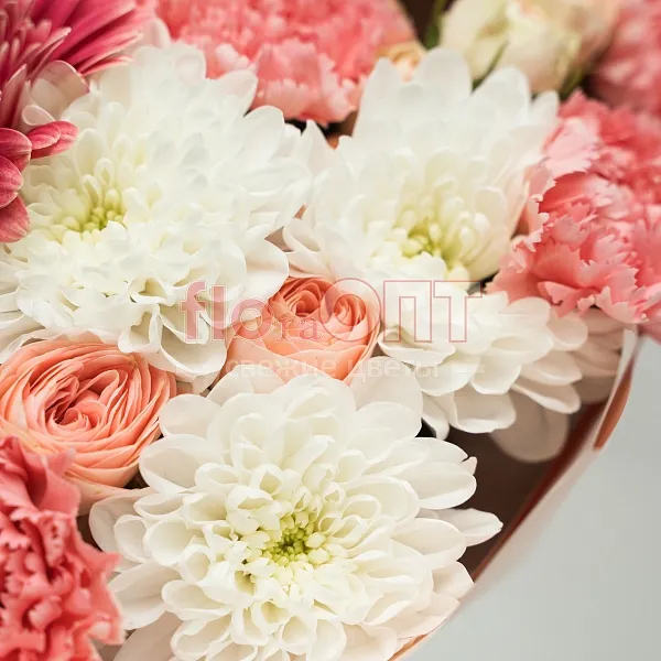 Букет № 517 сборный с герберами — фото 4