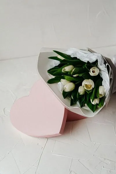 Букет № 557 из 15 тюльпанов селект  — фото 1