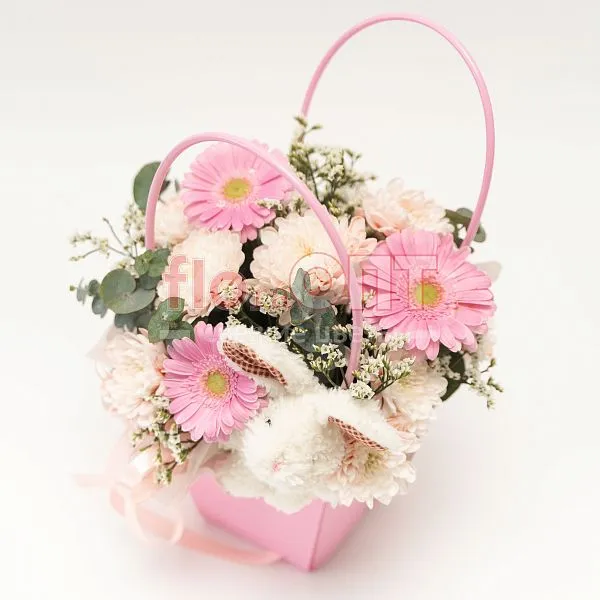 Композиция № 227 в розовой сумочке  — фото 3